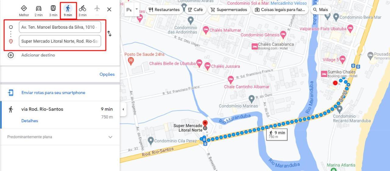 Apartamento Ubatuba 150M Do Mar Maranduba Kültér fotó